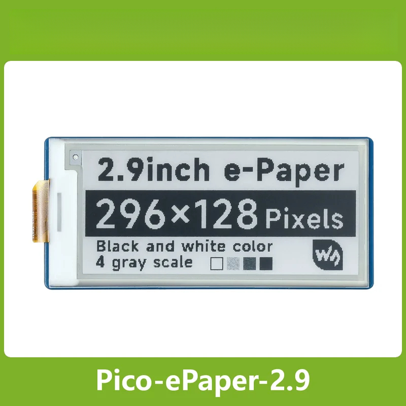 Display Epaper 2.9 - Modul Layar E-Paper E-Ink 2.9 inci