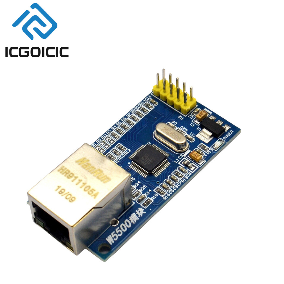 Ethernet Module W5500 - Modul Ethernet W5500 – TCP/IP Terkabel,