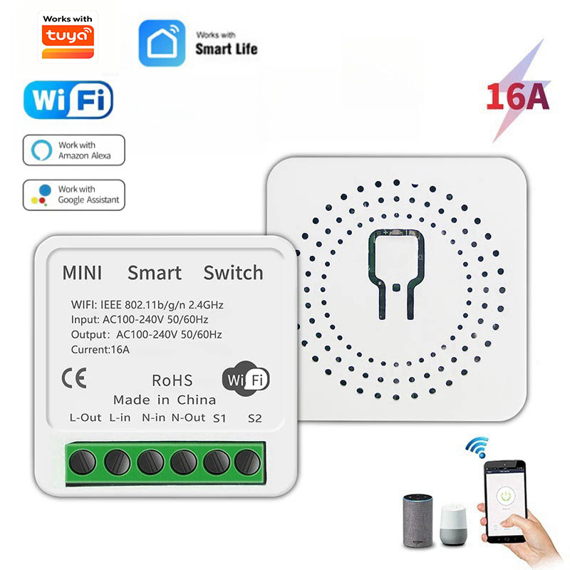 Sakelar Lampu Pintar Mini WiFi - Diy Home Automation Controller ulasan dan harga