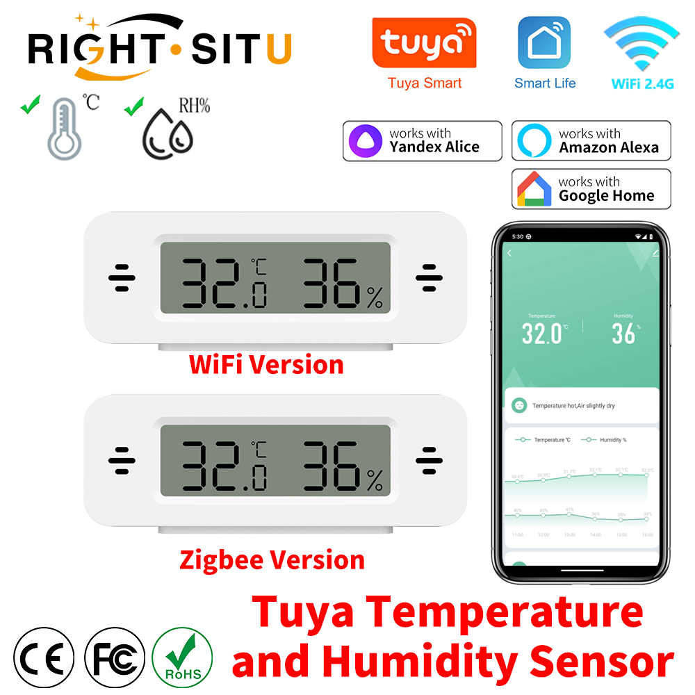 Tuya WiFi Zigbee Sensor Kelemb - Home Automation Ideas ulasan dan harga