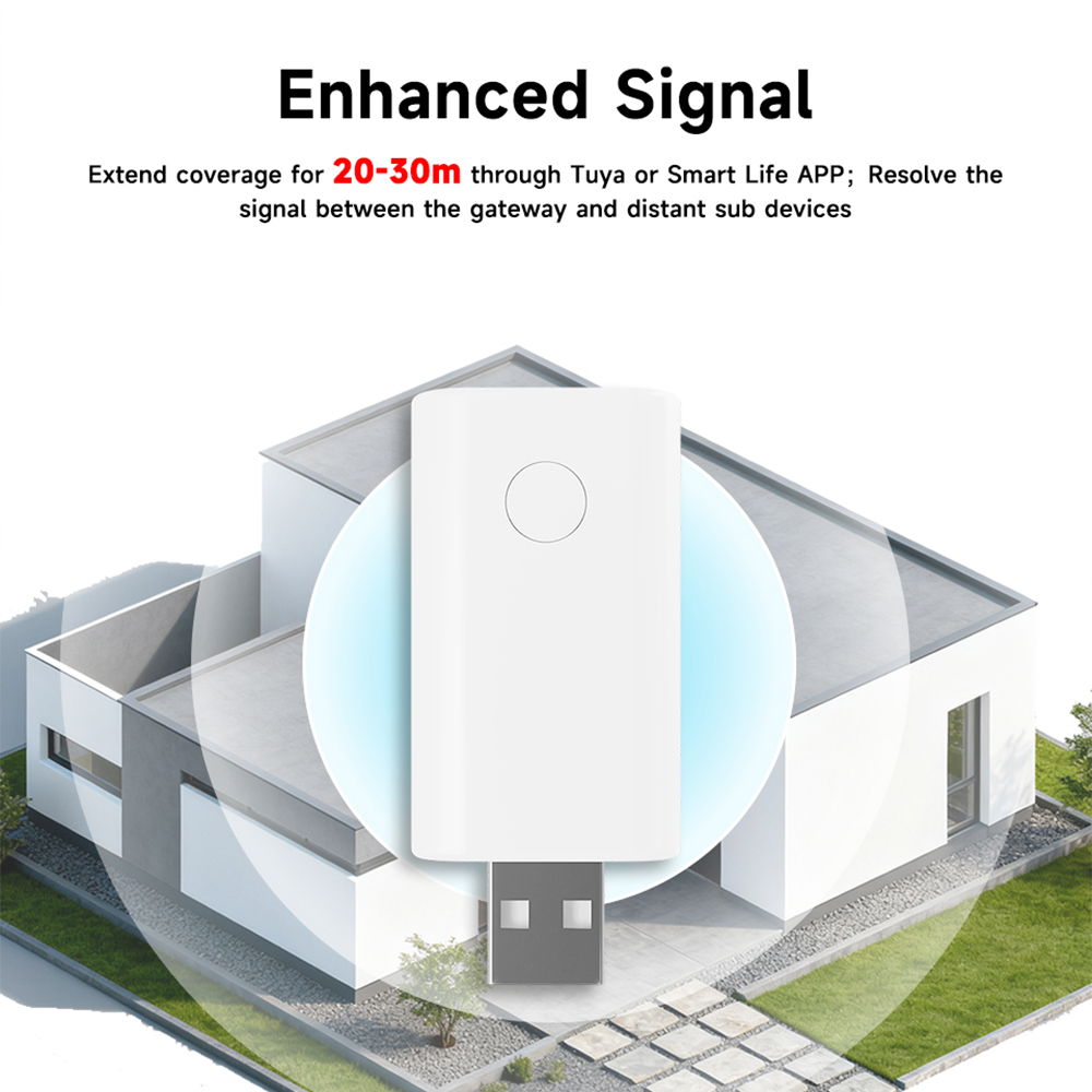 Penguat Sinyal Tuya ZigBee USB - Home Automation Ideas ulasan dan harga