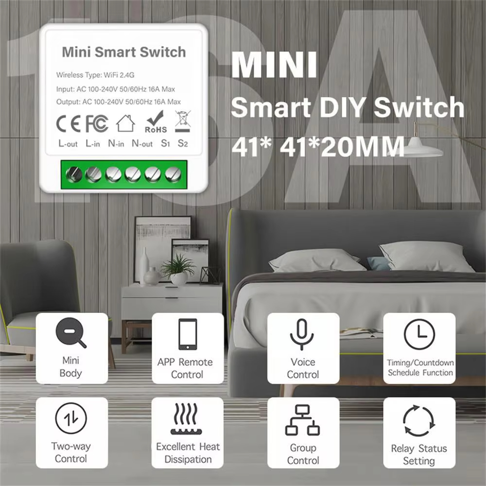 WiFi Zigbee3.0 Mini Smart Swit - Diy Home Automation Controller ulasan dan harga