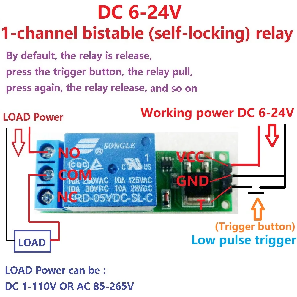DC 6V 9V 12V 24V Modul Relai F - Home Automation With Arduino ulasan dan harga